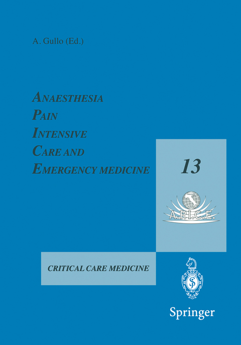 Anaesthesia, Pain, Intensive Care and Emergency Medicine — A.P.I.C.E. - Antonino Gullo