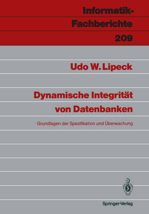 Dynamische Integrität von Datenbanken - Udo W. Lipeck