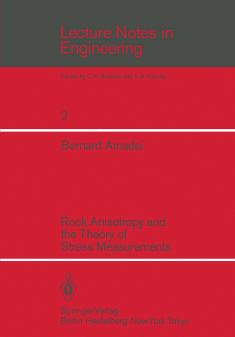 Rock Anisotropy and the Theory of Stress Measurements - Bernard Amadei