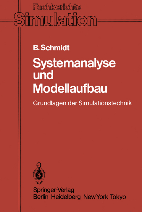 Systemanalyse und Modellaufbau - Bernd Schmidt