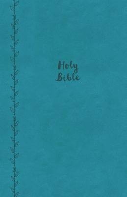 KJV Holy Bible: Value Large Print Thinline, Teal Leathersoft, Red Letter, Comfort Print: King James Version -  Zondervan