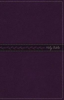 KJV, Thinline Bible, Leathersoft, Purple, Red Letter, Comfort Print -  Zondervan