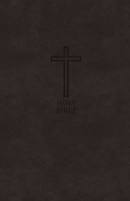 KJV, Value Thinline Bible, Leathersoft, Black, Red Letter Edition, Comfort Print -  Zondervan