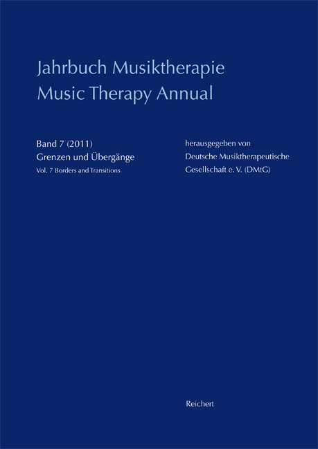 Jahrbuch Musiktherapie / Music Therapy Annual