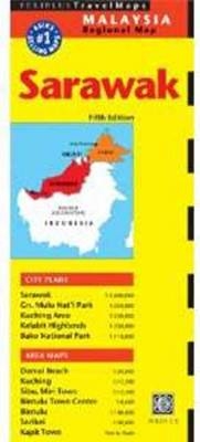 Sarawak Travel Map -  Periplus Editions