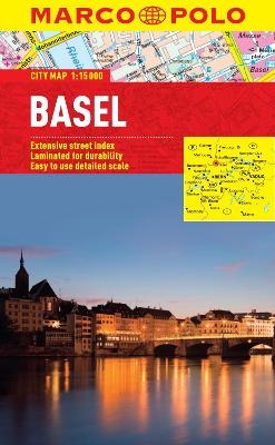 Basel Marco Polo Laminated City Map