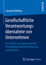 Gesellschaftliche Verantwortungsübernahme von Unternehmen - Johannes Witting