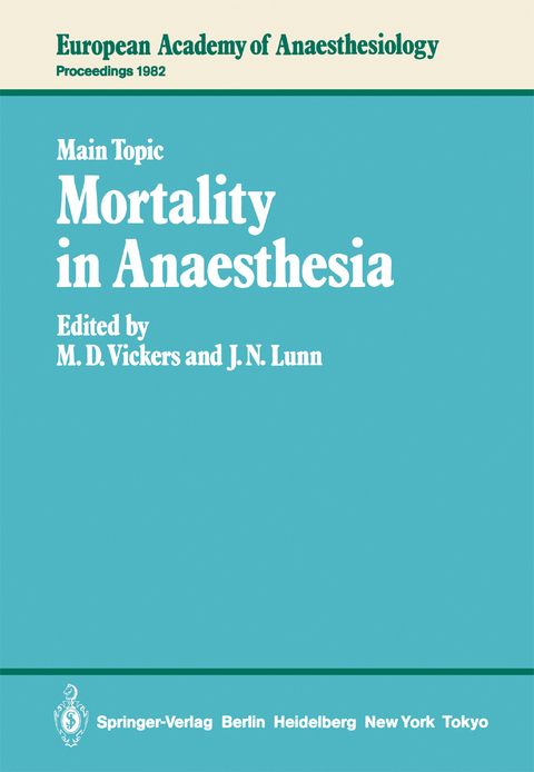 Mortality in Anaesthesia - 