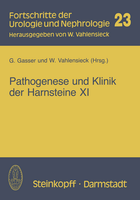 Pathogenese und Klinik der Harnsteine XI - 