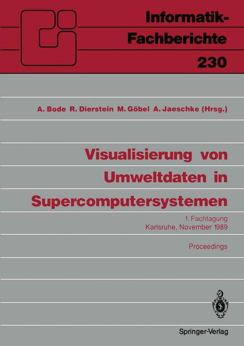 Visualisierung von Umweltdaten in Supercomputersystemen - 