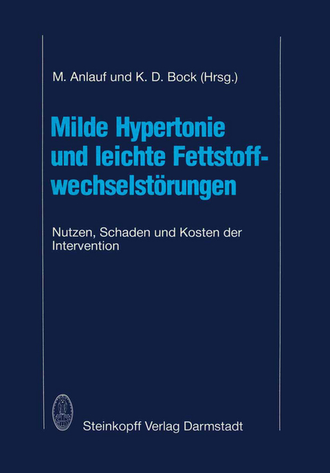 Milde Hypertonie und leichte Fettstoffwechselstörungen - 