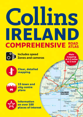 Ireland Comprehensive Road Atlas -  Collins Maps