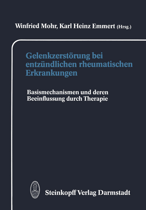 Gelenkzerstörung bei entzündlichen rheumatischen Erkrankungen - 