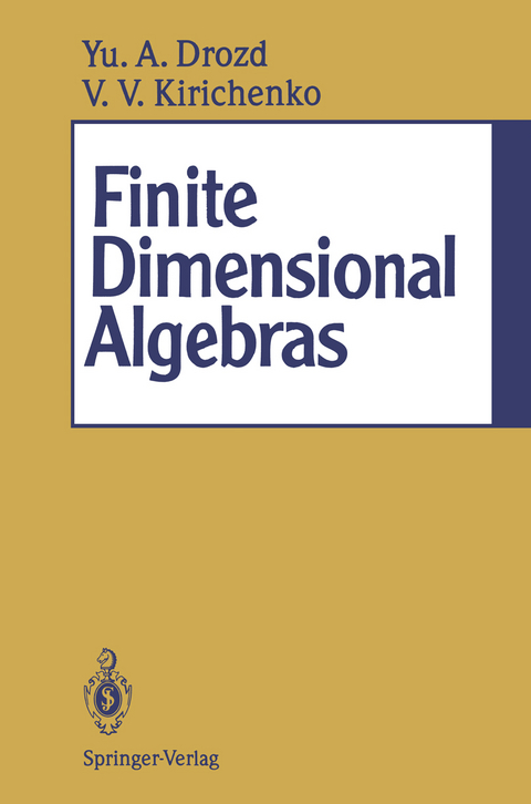 Finite Dimensional Algebras - Yurj A. Drozd, Vladimir V. Kirichenko