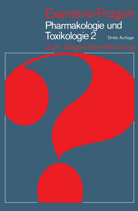 Pharmakologie und Toxikologie - 