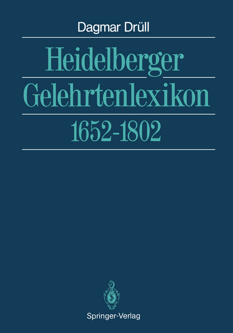 Heidelberger Gelehrtenlexikon - Dagmar Drüll