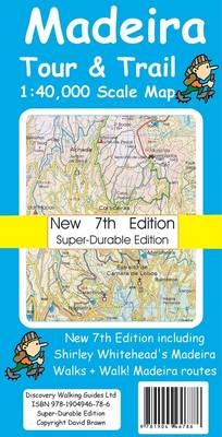 Madeira Tour & Trail Map Super-durable Version - David Brawn