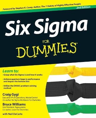 Six Sigma For Dummies - Craig Gygi, Bruce Williams