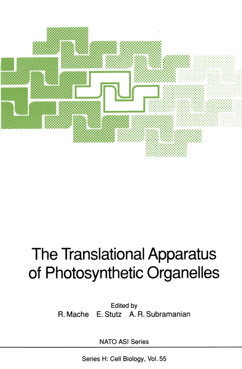 The Translational Apparatus of Photosynthetic Organelles - 