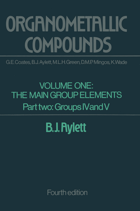 Organometallic Compounds - B. J. Aylett