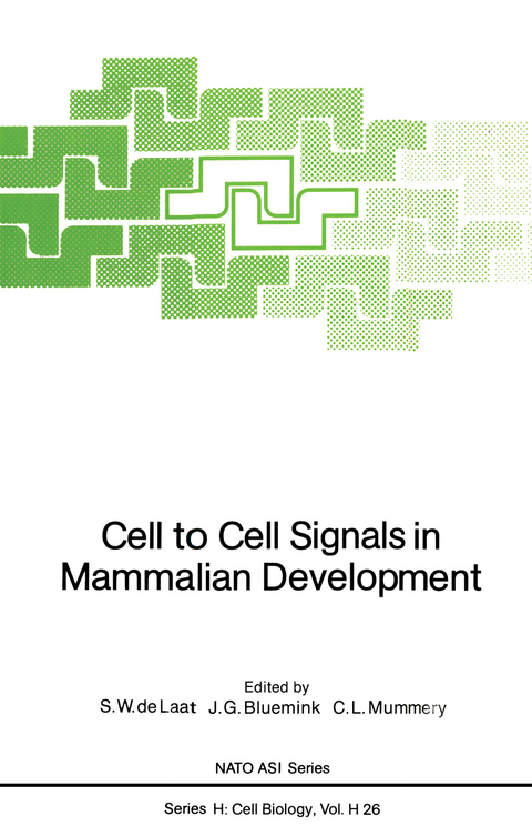 Cell to Cell Signals in Mammalian Development - 