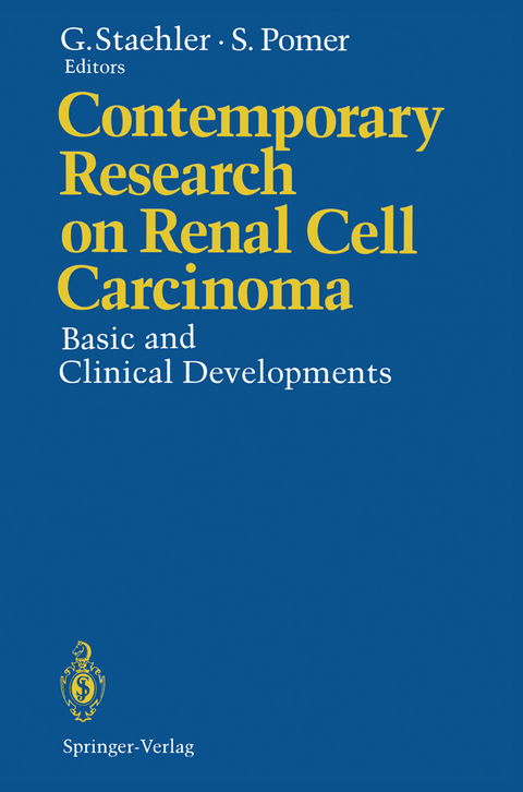 Contemporary Research on Renal Cell Carcinoma - 