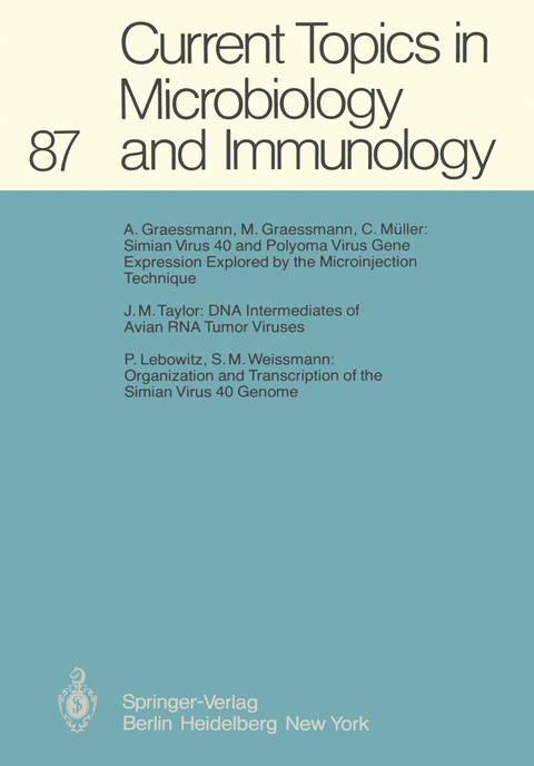 Current Topics in Microbiology and Immunology - W. Arber, S. Falkow, W. Henle, P. H. Hofschneider, J. H. Humphrey, J. Klein, P. Koldovský, H. Koprowski, O. Maaløe, F. Melchers, R. Rott, H. G. Schweiger, L. Syru?ek, P. K. Vogt