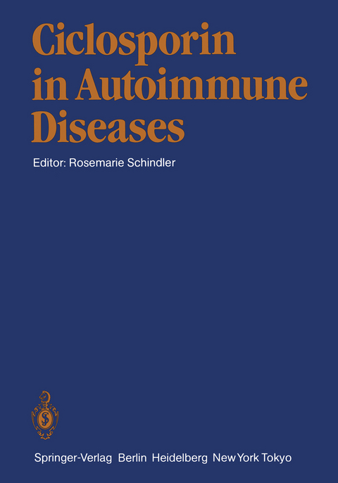 Ciclosporin in Autoimmune Diseases - 