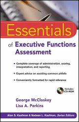 Essentials of Executive Functions Assessment -  George McCloskey,  Lisa A. Perkins