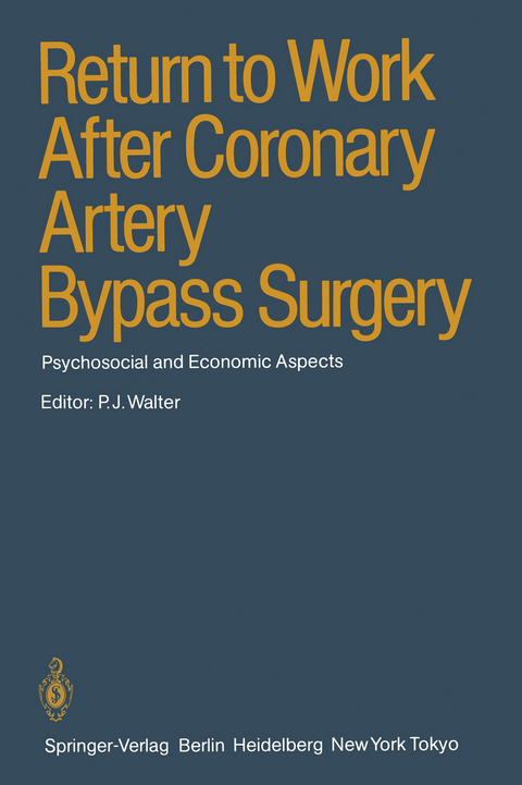 Return to Work After Coronary Artery Bypass Surgery - 