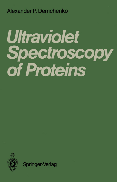 Ultraviolet Spectroscopy of Proteins - Alexander P. Demchenko