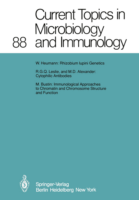 Current Topics in Microbiology and Immunology - W. Arber, S. Falkow, W. Henle, P. H. Hofschneider, J. H. Humphrey, J. Klein, P. Koldovský, H. Koprowski, O. Maaløe, F. Melchers, R. Rott, H. G. Schweiger, L. Syru?ek, P. K. Vogt