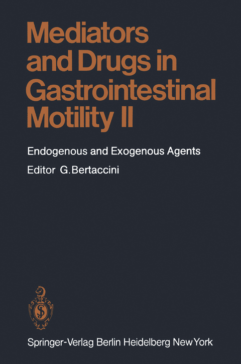 Mediators and Drugs in Gastrointestinal Motility II