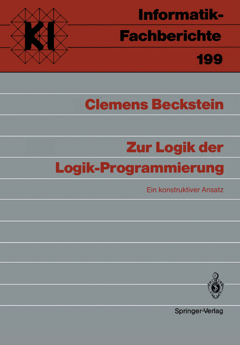 Zur Logik der Logik-Programmierung - Clemens Beckstein