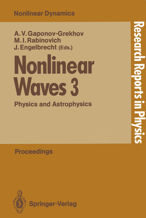 Nonlinear Waves 3 - 