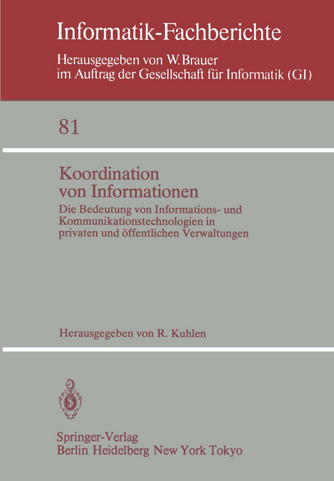 Koordination von Informationen - 