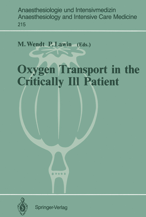 Oxygen Transport in the Critically Ill Patient - 