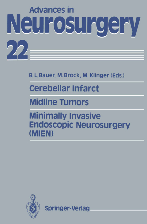 Cerebellar Infarct. Midline Tumors. Minimally Invasive Endoscopic Neurosurgery (MIEN) - 