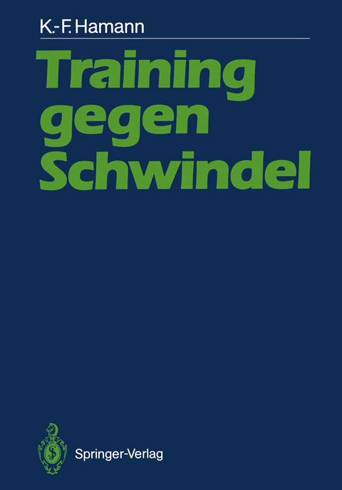 Training gegen Schwindel - Karl-Friedrich Hamann