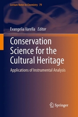 Conservation Science for the Cultural Heritage - 