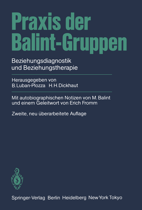 Praxis der Balint-Gruppen - 