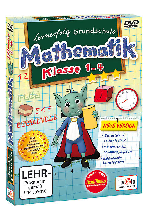 Lernerfolg Grundschule Mathematik 1-4 Klasse, 1 DVD-ROM (Neue Version)