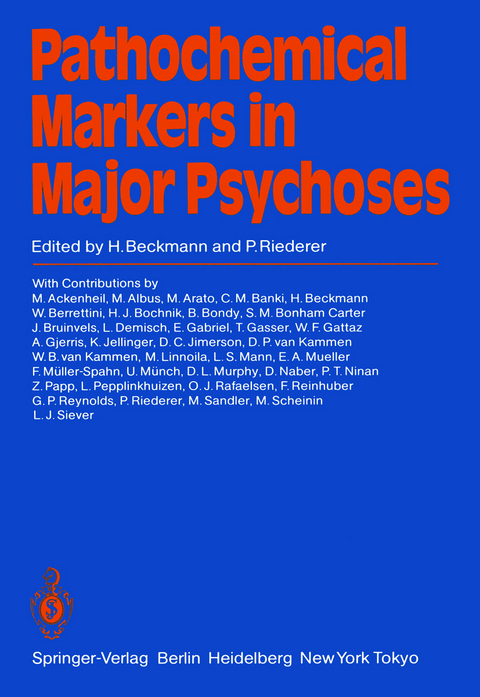 Pathochemical Markers in Major Psychoses - 