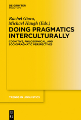 Doing Pragmatics Interculturally - 