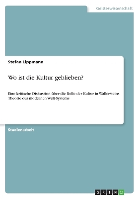 Wo ist die Kultur geblieben? - Stefan Lippmann