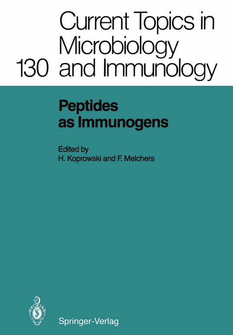 Peptides as Immunogens - 