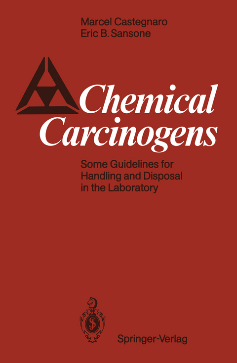 Chemical Carcinogens - Marcel Castegnaro, Eric B. Sansone