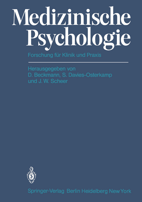 Medizinische Psychologie - 