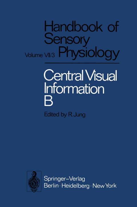 Visual Centers in the Brain - G. Berlucchi, G. S. Brindley, B. Brooks, O. D. Creutzfeldt, E. Dodt, R. W. Doty, H.-J. Freund, C. G. Gross, D. A. Jeffreys, R. Jung, U. Kuhnt, D. M. MacKay, E. Marg, N. Negrão, G. Rizzolatti, J. M. Sprague, G. Székely, J. Szentágothai, D. Whitteridge