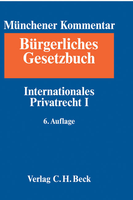 Münchener Kommentar zum Bürgerlichen Gesetzbuch - 